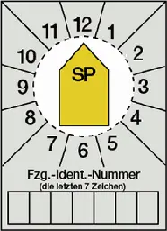 Prüfplakette Prüfplakette